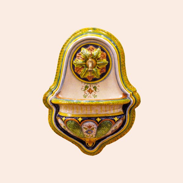 GFON901 VE060 -  Wall Fountain cm 60H x 45L x 18P (verde)